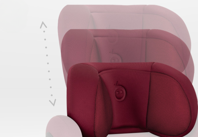 Scaun auto cu Isofix I-Size, 100-150 cm, Red, Momi